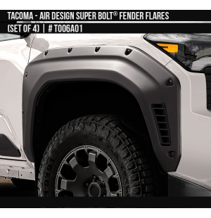 Toyota Tacoma 2024-2025 Super Bolt® Fender Flares (set of 4) by Air Design