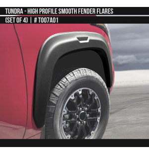 Fender Flares (set of 4) for Toyota Tundra 2022-2025