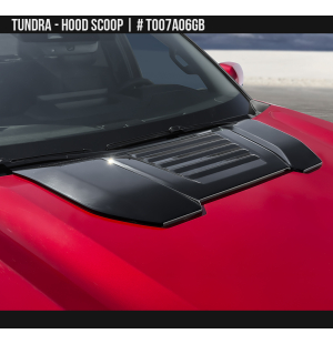 Toyota Tundra 2022 - 2025 Hood Scoop Glossy Black
